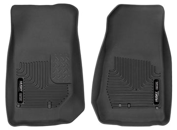 Husky Liners 2007-2014 Jeep Wrangler (2Dr/4Dr Unlimited) X-Act Contour negro revestimiento de piso delantero