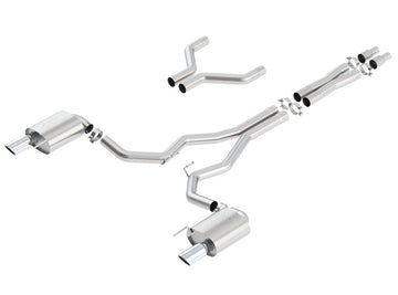Borla Atak Cat-Back 15-17 Ford Mustang GT 5.0L V8 MT/AT Tubo de 3 pulgadas Punta de 4 pulgadas
