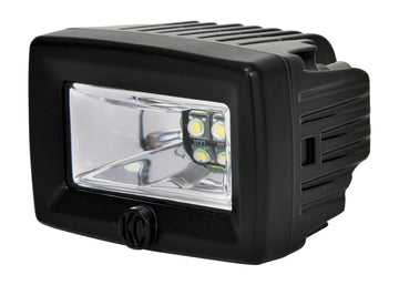 KC HiLiTES Serie C de 2 pulgadas. Luz LED C2 Haz de inundación de área de 20 W (sistema de paquete de pares) - Negro