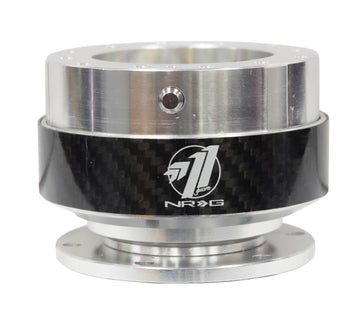 NRG Quick Release Gen 1.5 - Cuerpo negro / Anillo de fibra de carbono