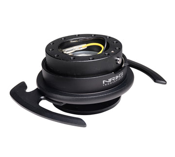 Kit de liberación rápida NRG Gen 4.0 - Cuerpo negro / Anillo negro con asas