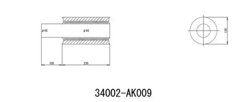 HKS UNIVERSAL EX H/M SUS 130-65 sin cola (MOQ: 8uds)