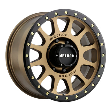 Method MR305 NV 17x8.5 0mm Offset 8x170 130.81mm CB Method Rueda Street Loc Bronce/Negro