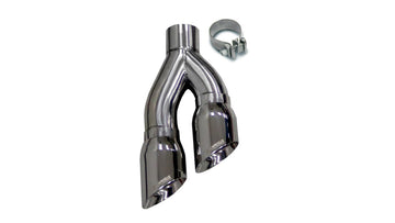 Kit de puntas de escape de barrido lateral doble Corsa de 3 pulgadas con entrada de 4 pulgadas Pro Series
