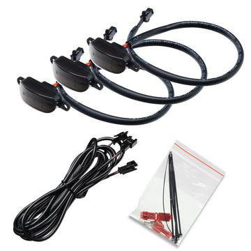 Kit de luces LED para parrilla estilo pre-runner universal Oracle (nuevo estilo) - Ámbar con lente tintada