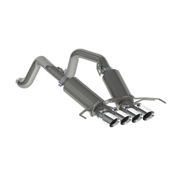 MBRP 14-19 Chevy Corvette V8 6.2L 3 pulgadas T304 Dual Cat Back con puntas de doble pared cuádruple de 4 pulgadas