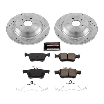 Kit de freno deportivo Power Stop 17-19 Ford Escape trasero Z23 Evolution