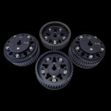 Brian Crower Engranajes de leva ajustables negros para Subaru EJ205/EJ257 (juego de 4)