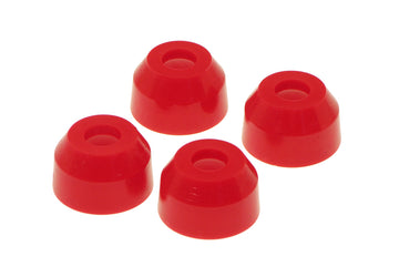 Protectores de extremo de barra de acoplamiento universal Prothane .590X1.375in - Rojo (2 piezas)