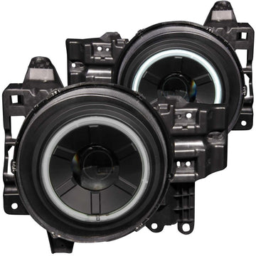 ANZO Faros delanteros proyectores Toyota Fj Cruiser 2007-2013 con halo negro