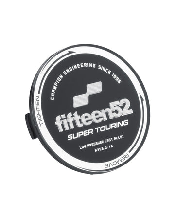 quince52 Super Touring (Chicane/Podium) Tapa central individual - Negro/Cromo