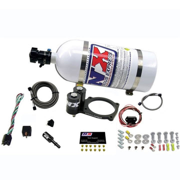 Nitrous Express Dodge Hellcat/Demon Kit de placa nitrosa con botella de 10 lb