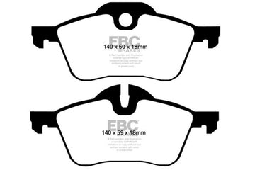 EBC 02-03 Mini Hardtop 1.6 Pastillas de freno delanteras Redstuff
