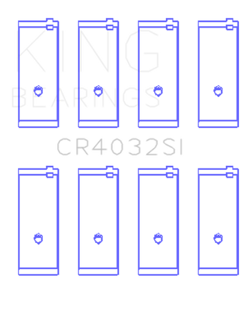 King Engine Bearings Toyota 4AGE Performance Rod Bearing Set