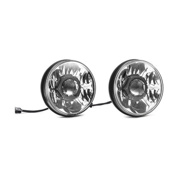 KC HiLiTES 18-20 Jeep JL/JT 7 pulgadas. Reemplazo aprobado por Gravity LED Pro DOT. Faro (Sistema de paquete de par)