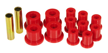 Prothane 76-86 Jeep CJ5/CJ7 Bujes de resorte y grillete trasero - Rojo