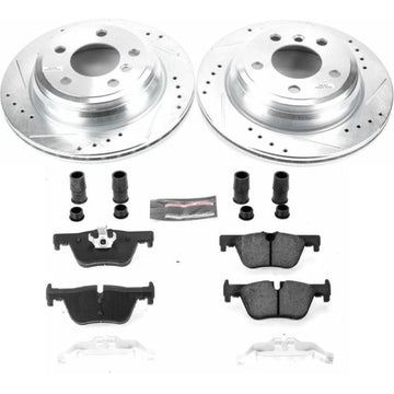 Power Stop 13-18 BMW 320i xDrive Kit de freno deportivo trasero Z23 Evolution