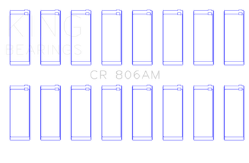 King Engine Bearings Chrysler 361Cl/383Cl (Size Standard) Connecting Rod Bearing Set