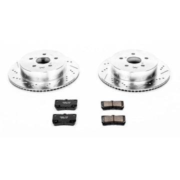 Power Stop 2006 Lexus GS300 Kit de freno deportivo trasero Z23 Evolution