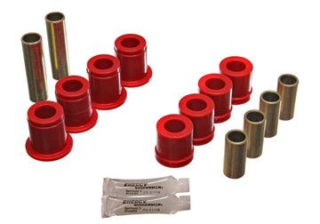 Energy Suspensión 87-95 Nissan Pathfinder 2WD/4WD Juego de bujes de brazo de control delantero rojo