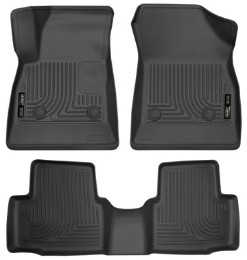 Husky Liners 2016-2017 Chevrolet Cruze WeatherBeater Combo revestimientos de piso - Negro