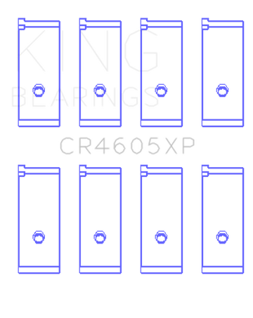King Engine Bearings Suzuki G13A/G13B (Size STD) Performance Rod Bearing Set