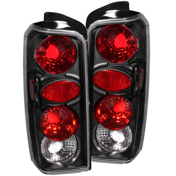 ANZO 1997-2001 Jeep Cherokee luces traseras negras