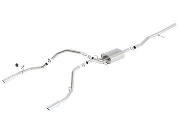 Borla 14 Silv/Sierra 1500 5.3L AT/MT Crew Cab STD Bed ATAK Escape cat-back