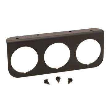 Panel de calibre de 3 orificios negro de 2-1/16 pulgadas Autometer
