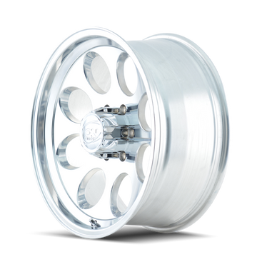 Rueda pulida con buje ION tipo 171 17x9 / 8x165.1 BP / 0 mm de compensación / 130.8 mm