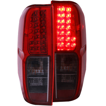 ANZO 2005-2008 Nissan Frontier luces traseras LED rojo/ahumado