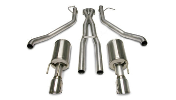 Corsa 05-06 Pontiac GTO 6.0L V8 2.5in Sport Cat-Back + puntas pulidas de escape XPipe