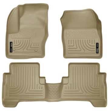 Husky Liners 2013 Ford Escape WeatherBeater Combo Revestimientos de piso color canela
