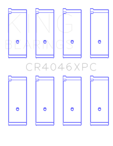 King Honda B20B4/B20Z2/D16 Series/ZC 16V pMaxKote Performance Rod Bearing Set - Size STD