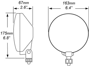Lámpara antiniebla Hella 12V H3 12V ECE