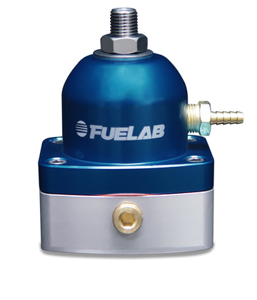 Fuelab 535 EFI Mini FPR ajustable 25-90 PSI (2) -6AN Entrada (1) -6AN Retorno - Azul