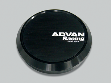 Tapa Central Advan Flat 73mm - Negro