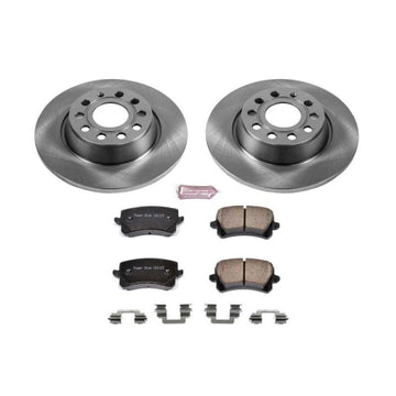 Power Stop 2015 Audi Q3 Kit de freno trasero autoespecializado