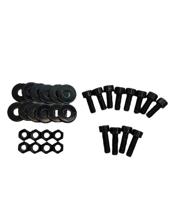 Kit de espaciadores de herrajes para asientos Sparco, montaje lateral, zinc negro