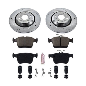 Power Stop 17-18 Audi RS3 Kit de freno deportivo trasero Z23 Evolution