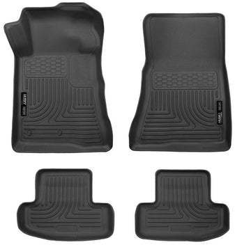 Husky Liners 10-12 Ford Mustang WeatherBeater Combo revestimientos de piso negros