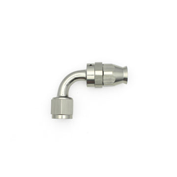 DeatschWerks 8AN hembra giratoria 90 grados extremo de manguera PTFE (incluye 1 inserto de oliva)