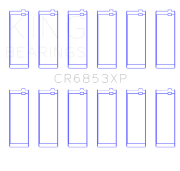 King Engine Bearings BMW S50B32 +.025mm Standard .709in Length Con Rod Bearing Set