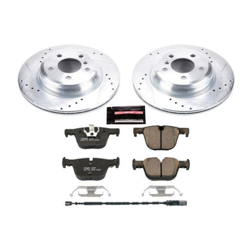 Power Stop 15-16 BMW 328i xDrive Kit de freno deportivo trasero Z23 Evolution