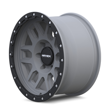 Mayhem 8304 Delta 17x9 / 6x139.7 BP / 0mm Offset / 106mm Hub Matte Gunmetal con rueda de borde negro mate
