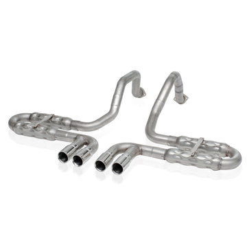 Stainless Works 1997-04 Corvette C5 2-1/2in Axle Back Quad Rolled Edge Tips