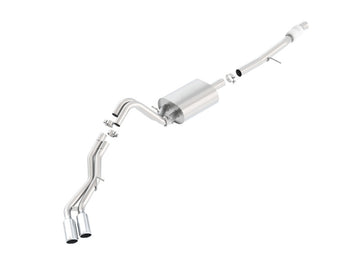 Borla Touring Cat Back 15-16 Chevy Suburban 5.3L V8 2.75 pulgadas, 2.25 pulgadas, doble salida lateral, puntas de 4 pulgadas