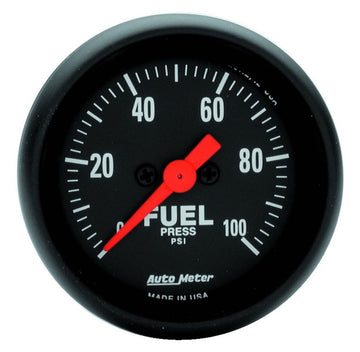 Autometer FSE 52,4 mm 0-100 PSI sin medidor de presión de combustible de pico y valle