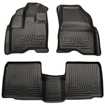 Husky Liners 11-12 Ford Explorer WeatherBeater Combo revestimientos de piso negros
