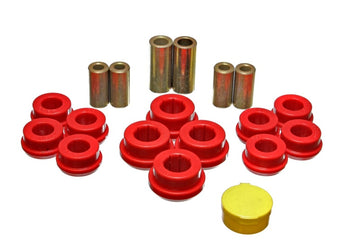 Energy Suspensión 92-01 Honda Prelude Juego de bujes de brazo de control trasero rojo